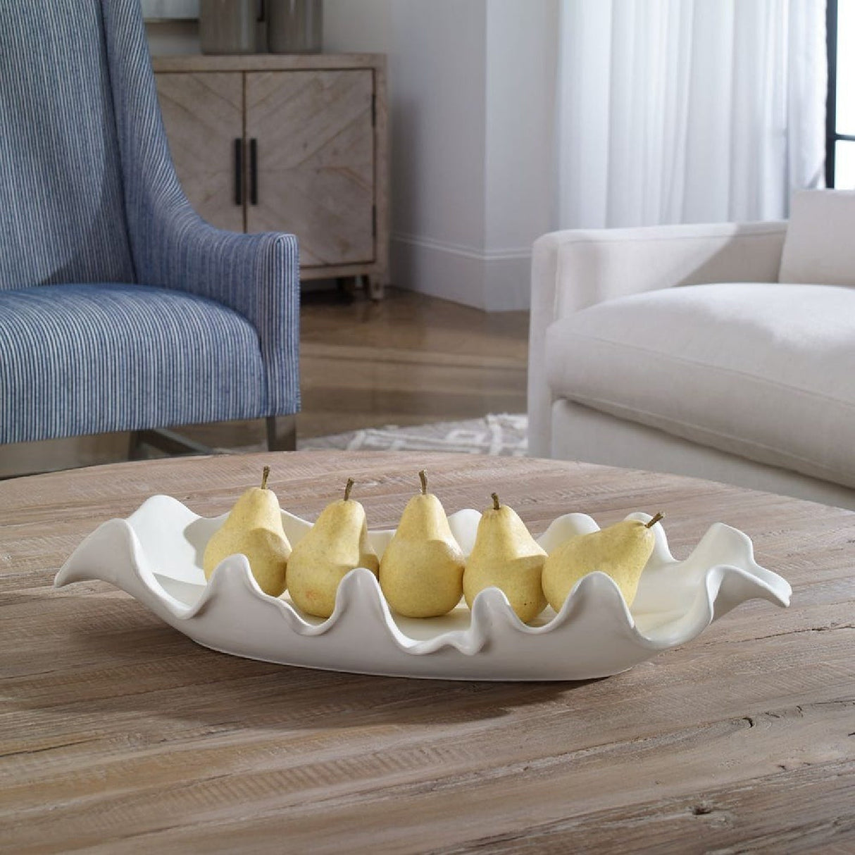 Modern European furniture - Ceramic Curve-Edged Indoor/Outdoor Bowl - www.oroa.com