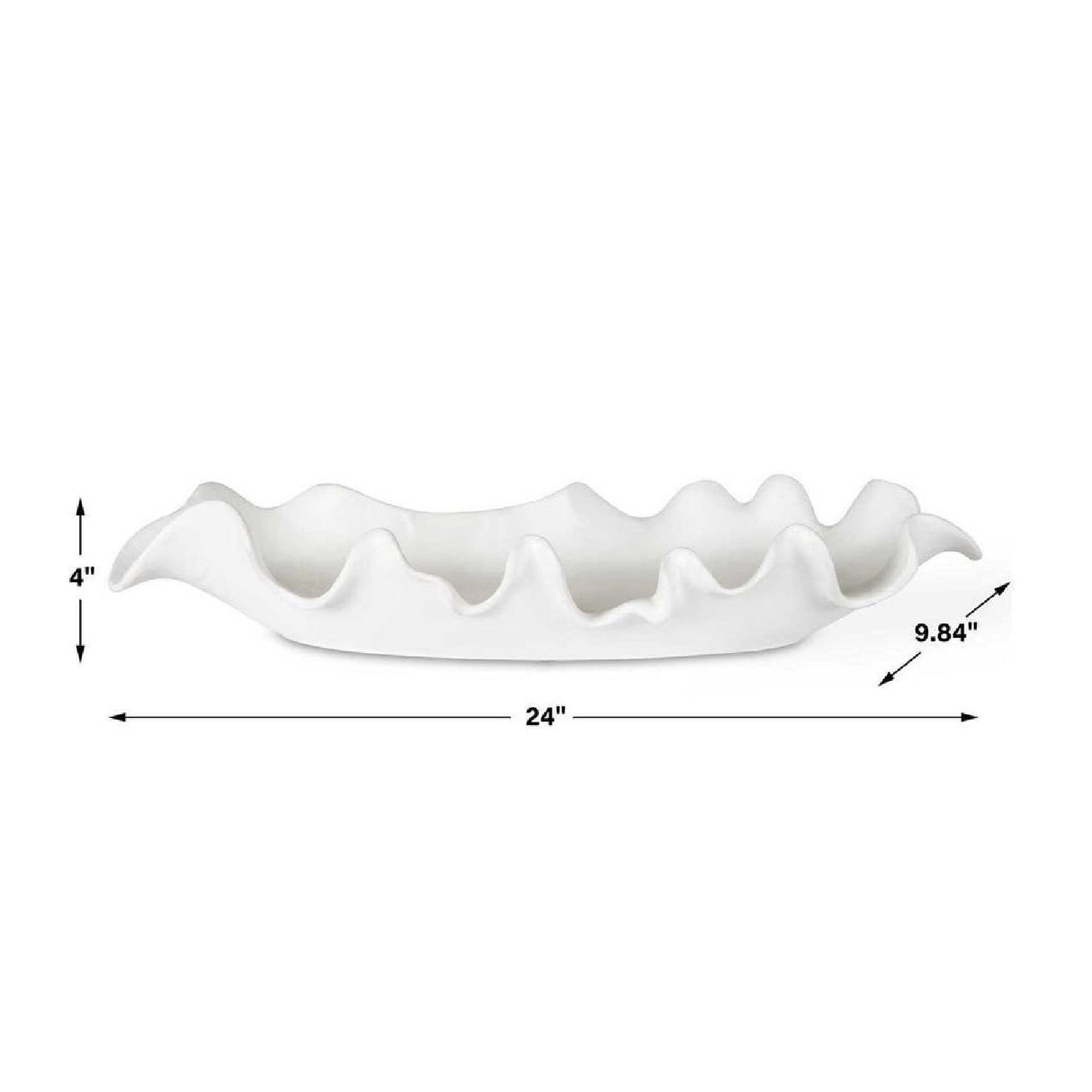 Modern European furniture - Ceramic Curve-Edged Indoor/Outdoor Bowl - www.oroa.com