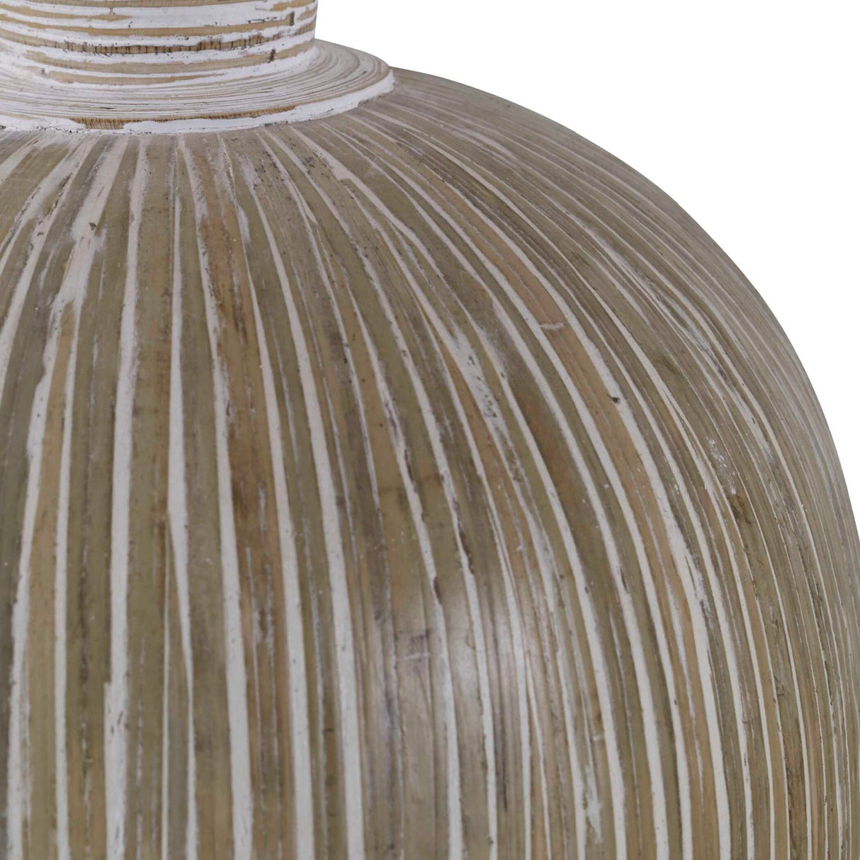 Modern European furniture - Terracotta Striped Vases (2) - www.oroa.com