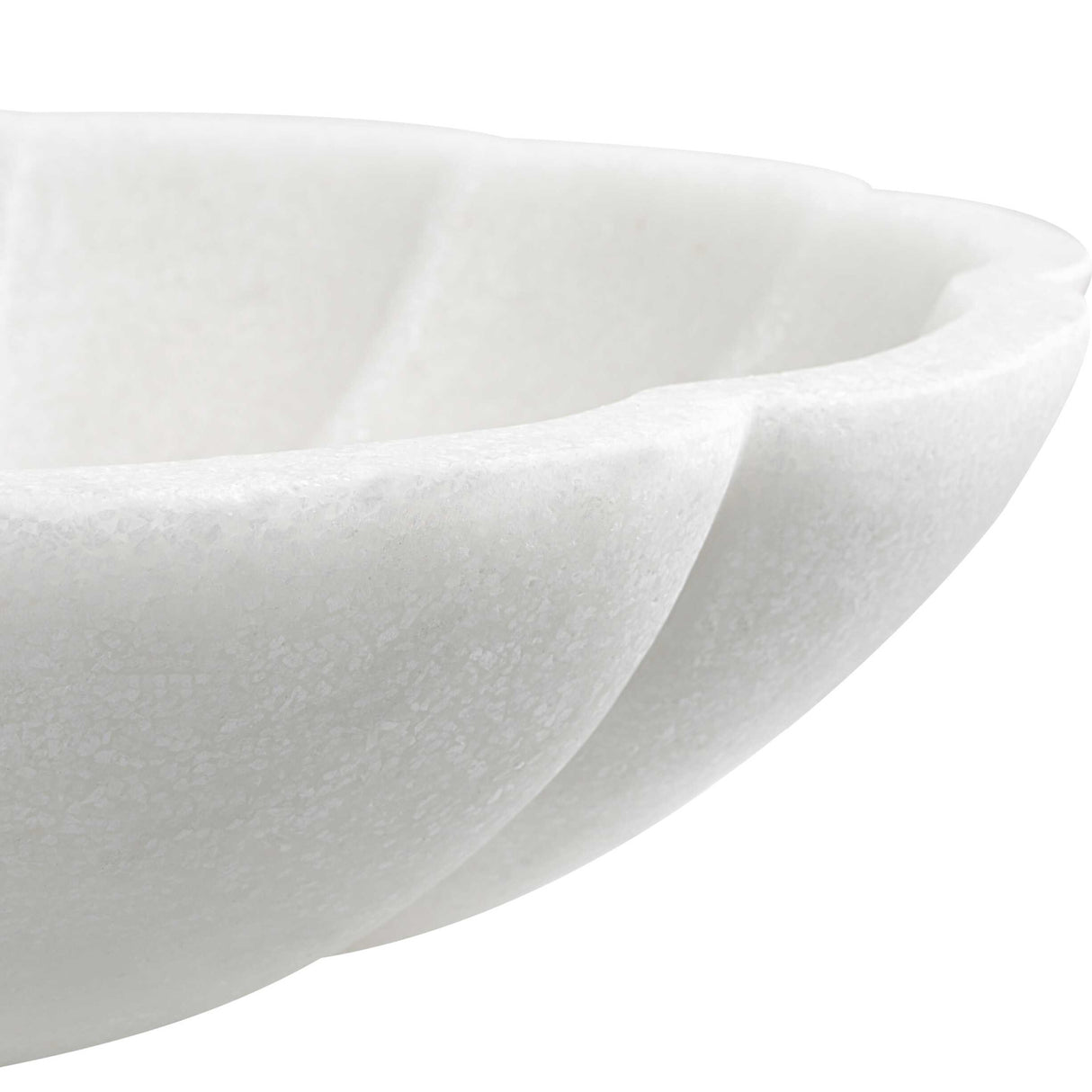 Modern European furniture - White Stone Indoor/Outdoor Bowl - www.oroa.com