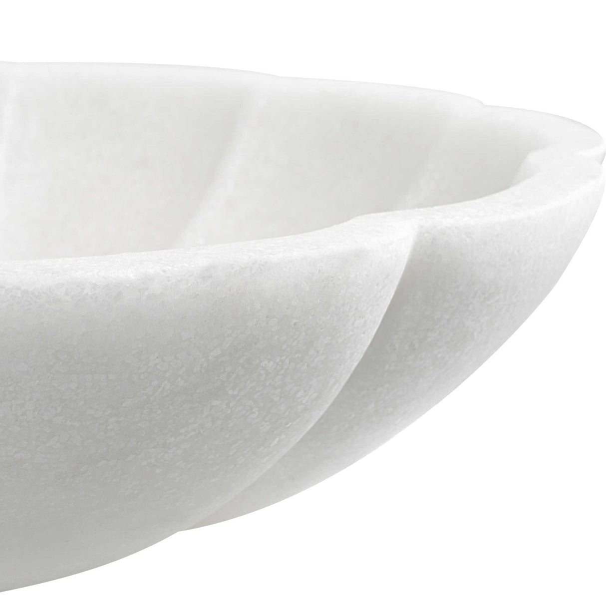 Modern European furniture - White Stone Indoor/Outdoor Bowl - www.oroa.com