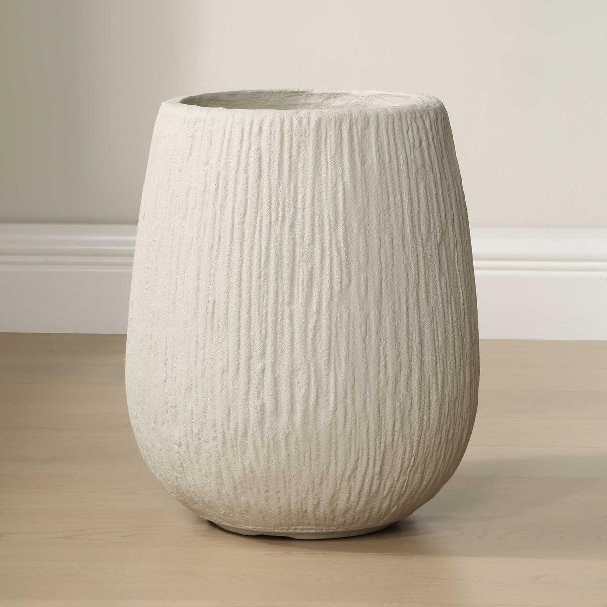 Modern European furniture - Textured White Indoor/Outdoor Planter - www.oroa.com