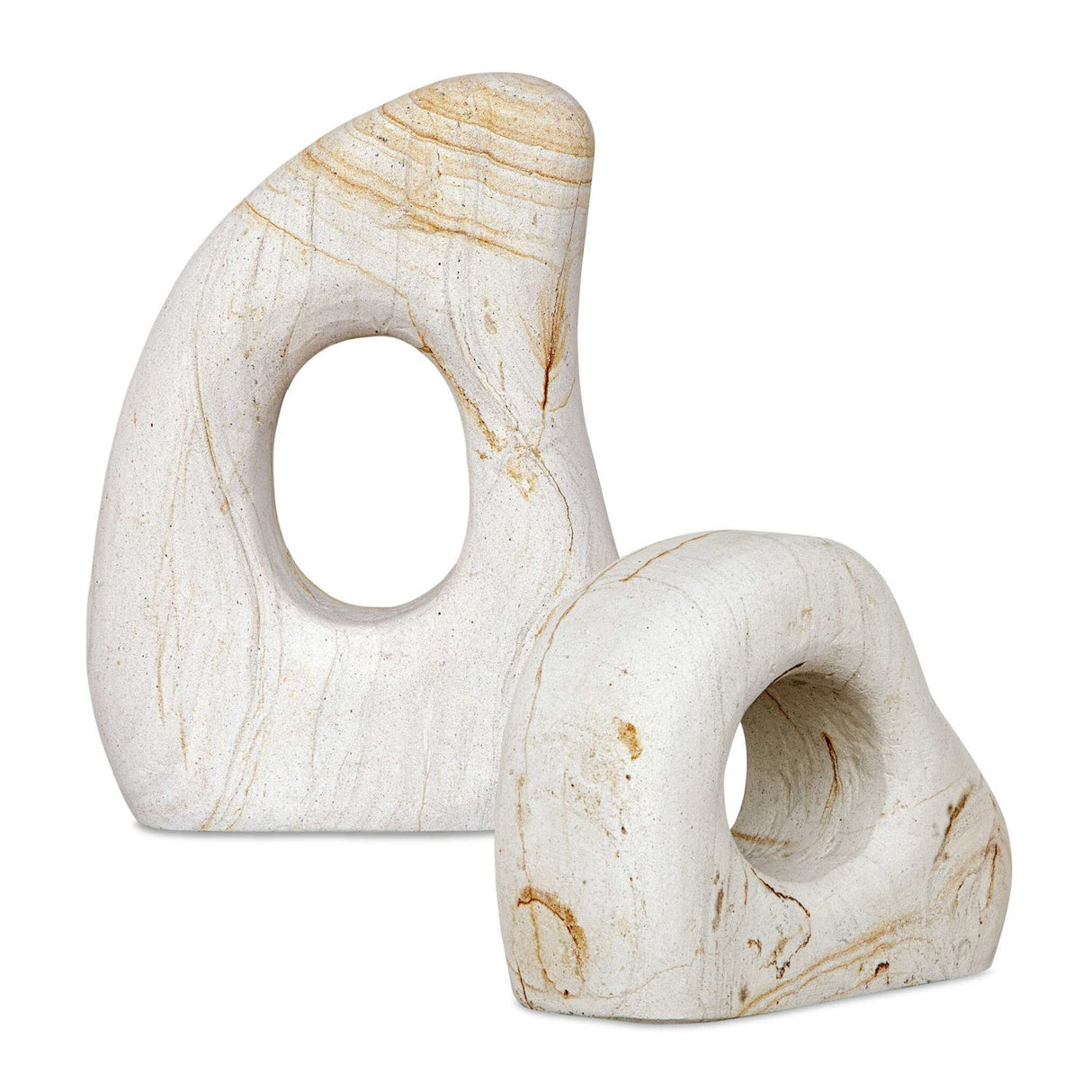 Modern European furniture - Carved Stone Indoor/Outdoor Sculptures (2) - www.oroa.com