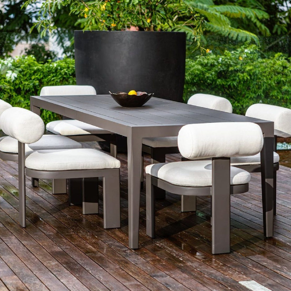 Modern European furniture - Cast Aluminum Indoor/Outdoor Bowl - www.oroa.com