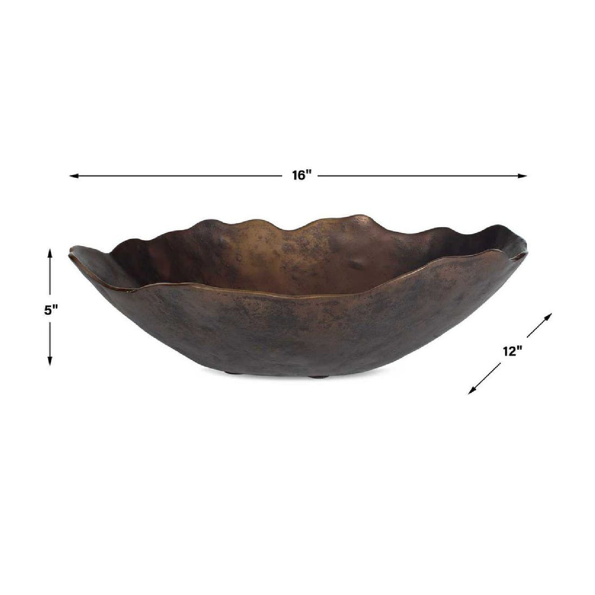 Cast Aluminum Indoor/Outdoor Bowl | Uttermost Obscura