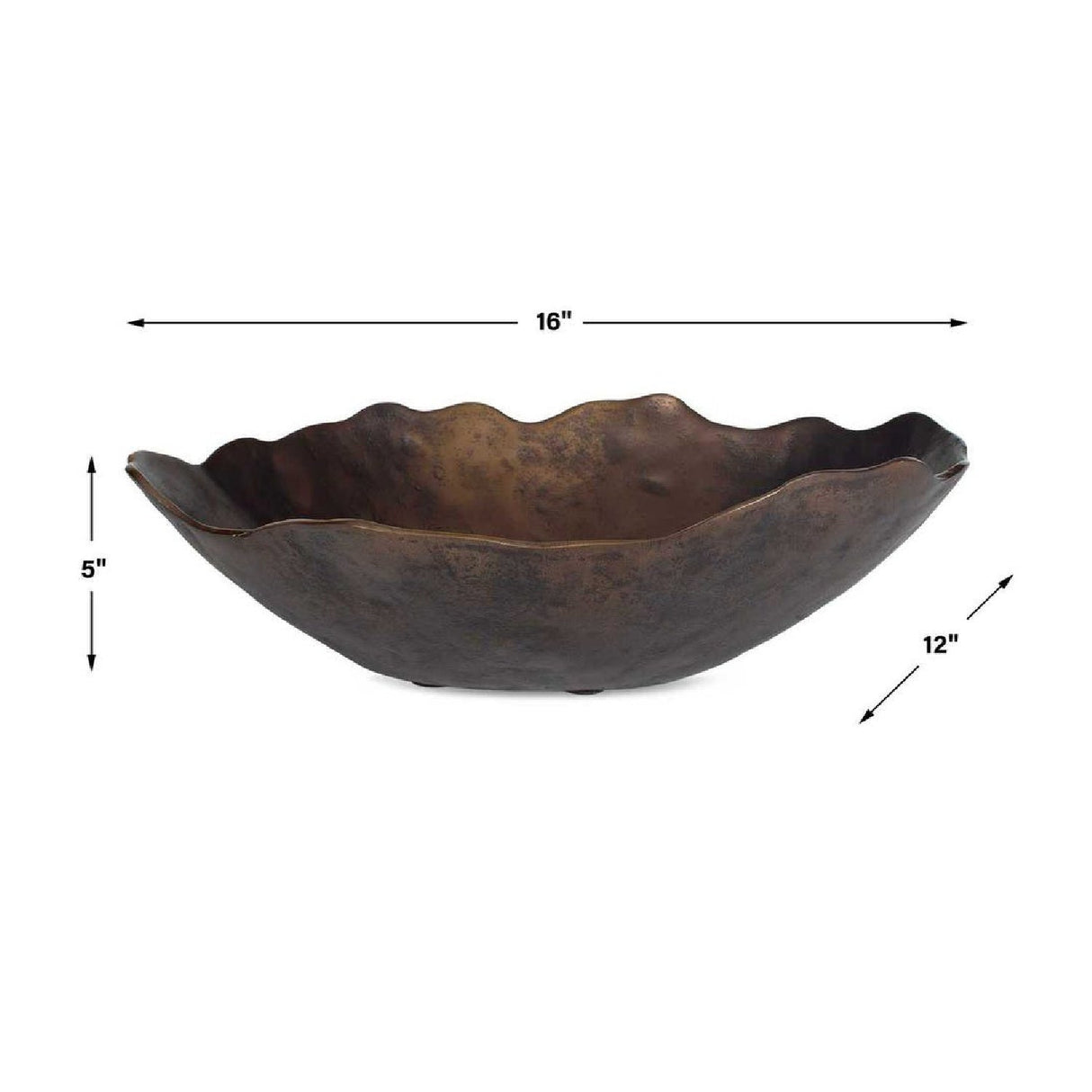 Modern European furniture - Cast Aluminum Indoor/Outdoor Bowl - www.oroa.com
