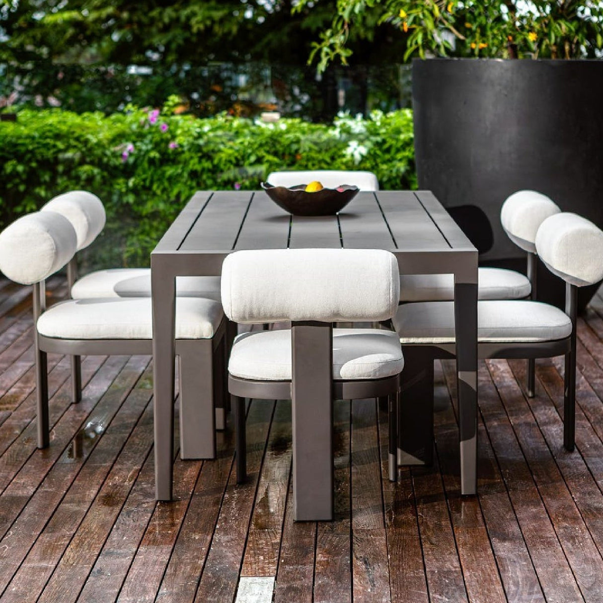 Modern European furniture - Cast Aluminum Indoor/Outdoor Bowl - www.oroa.com