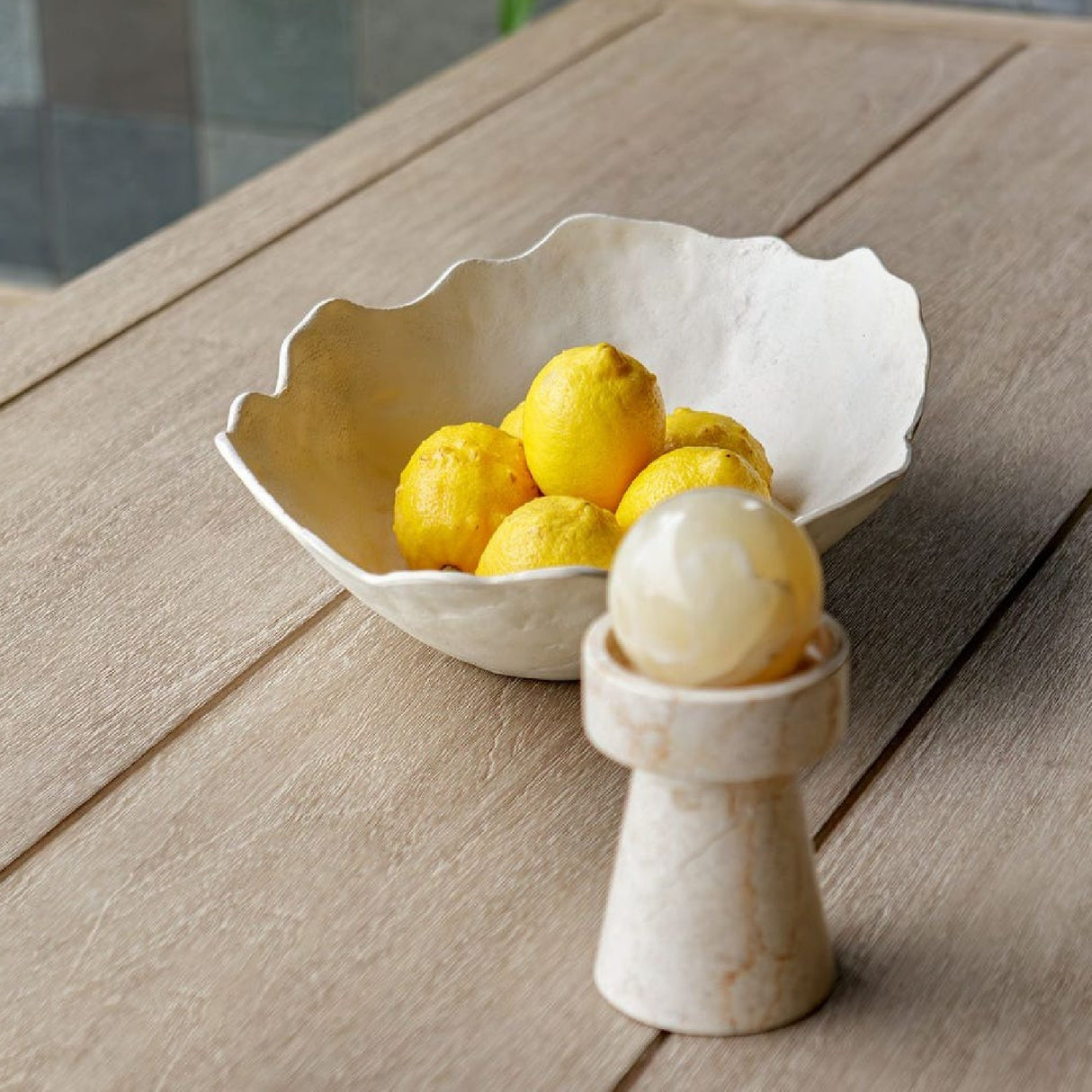 Cast Aluminum Indoor/Outdoor Bowl | Uttermost Obscura