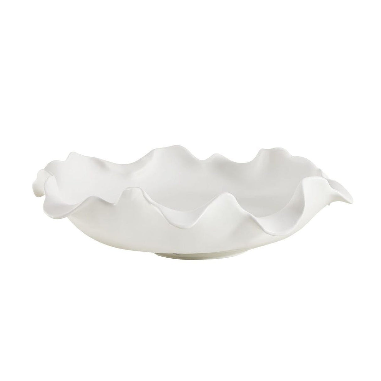 Organic-Shaped Ceramic Indoor/Outdoor Bowl | Uttermost Wave Crest - www.oroa.com