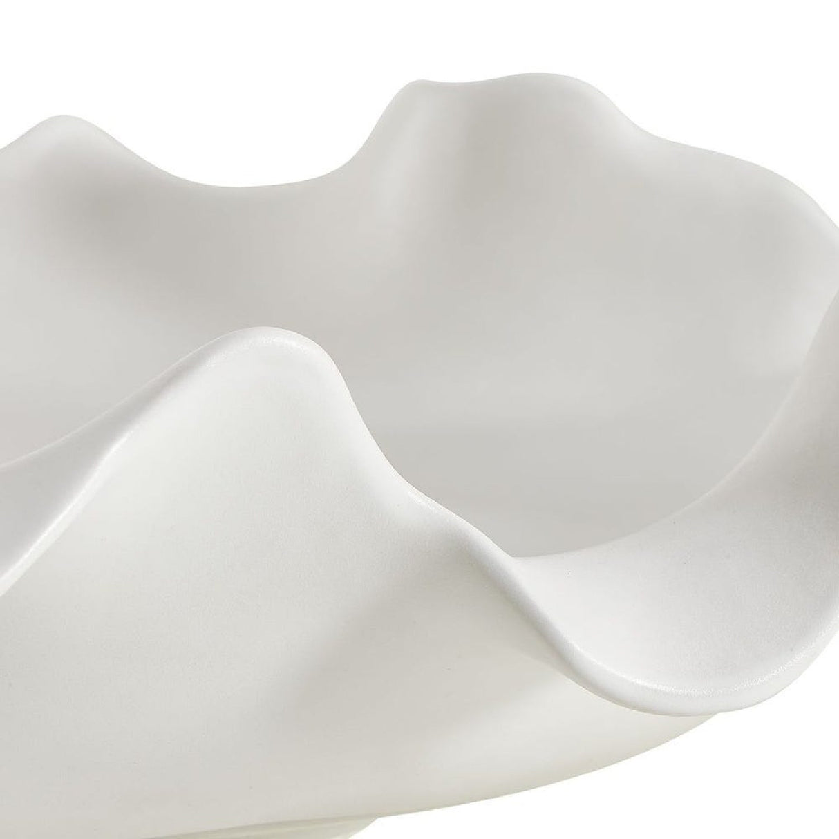 Organic-Shaped Ceramic Indoor/Outdoor Bowl | Uttermost Wave Crest - www.oroa.com