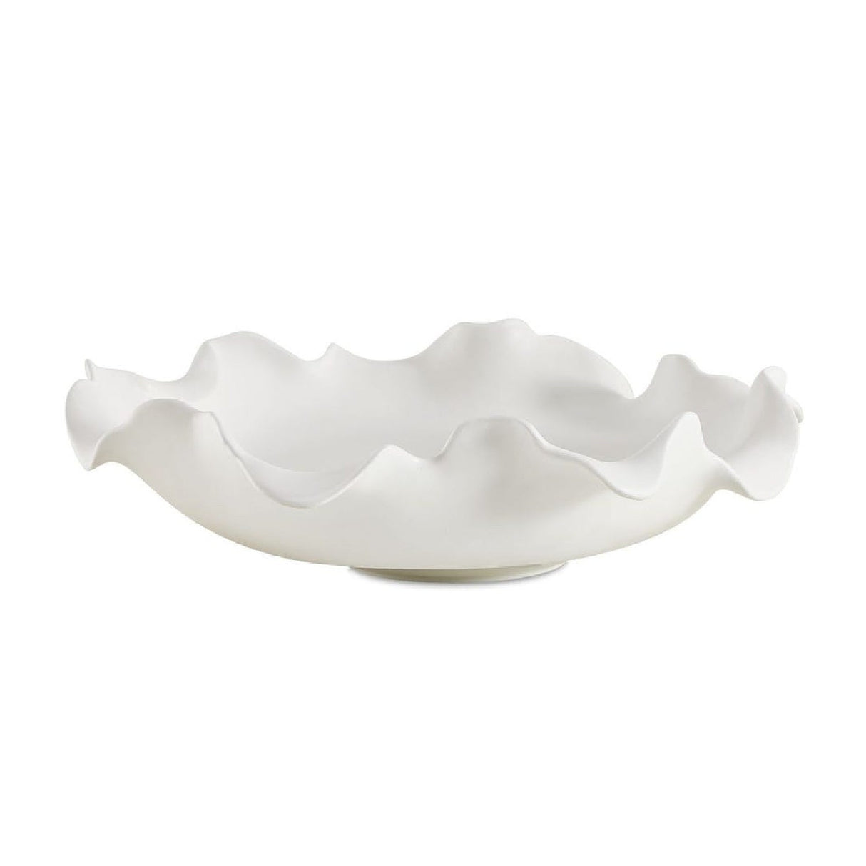 Organic-Shaped Ceramic Indoor/Outdoor Bowl | Uttermost Wave Crest - www.oroa.com