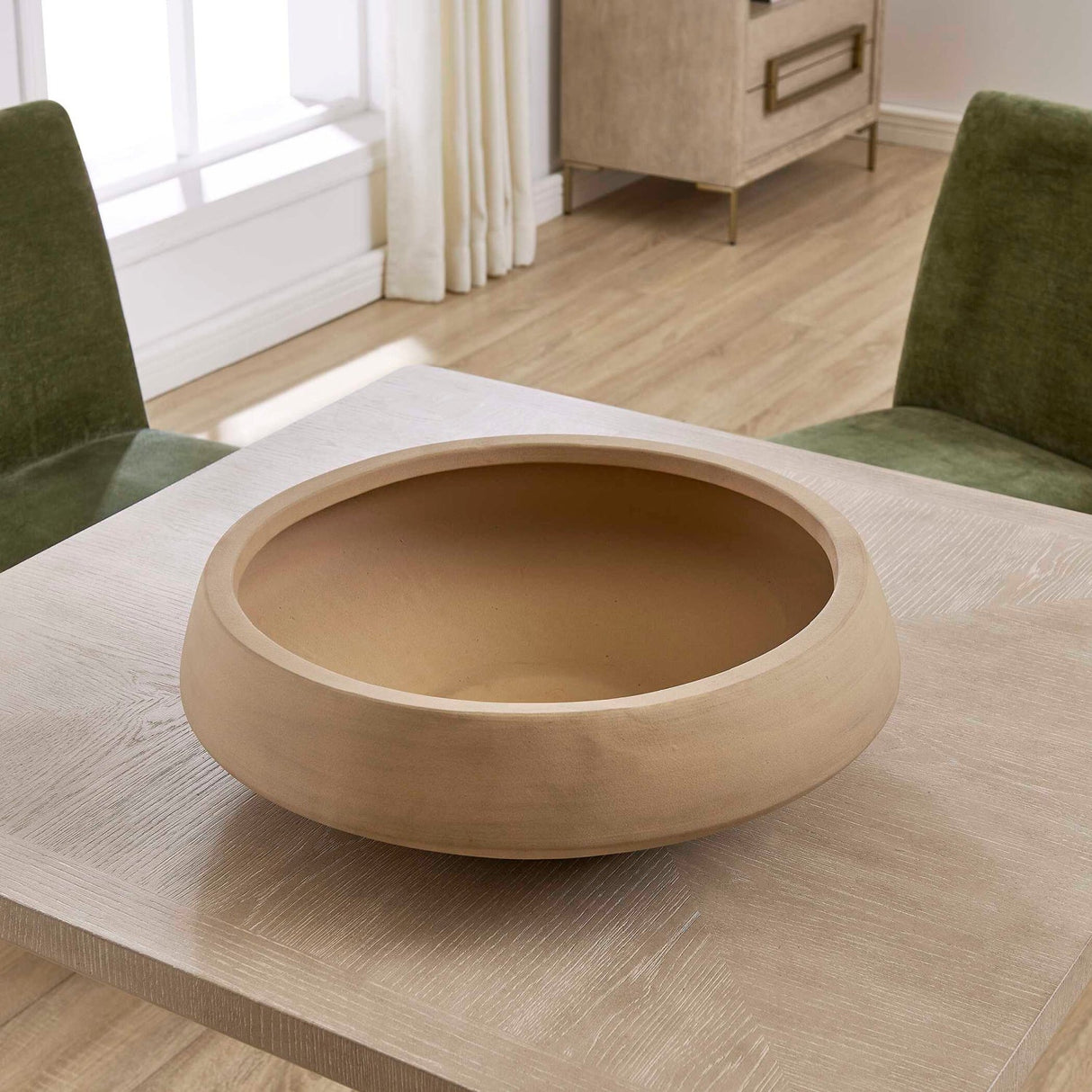 Modern European furniture - Textured Earthenware Indoor/Outdoor Bowl - www.oroa.com