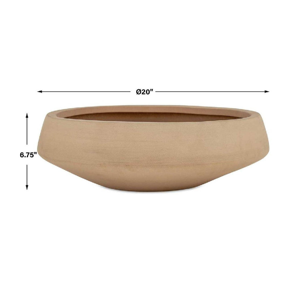 Modern European furniture - Textured Earthenware Indoor/Outdoor Bowl - www.oroa.com