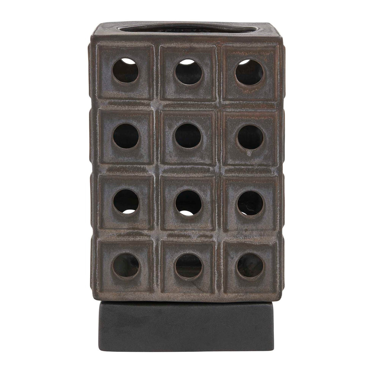 Modern European furniture - Earthenware Indoor/Outdoor Lantern Candleholder - www.oroa.com
