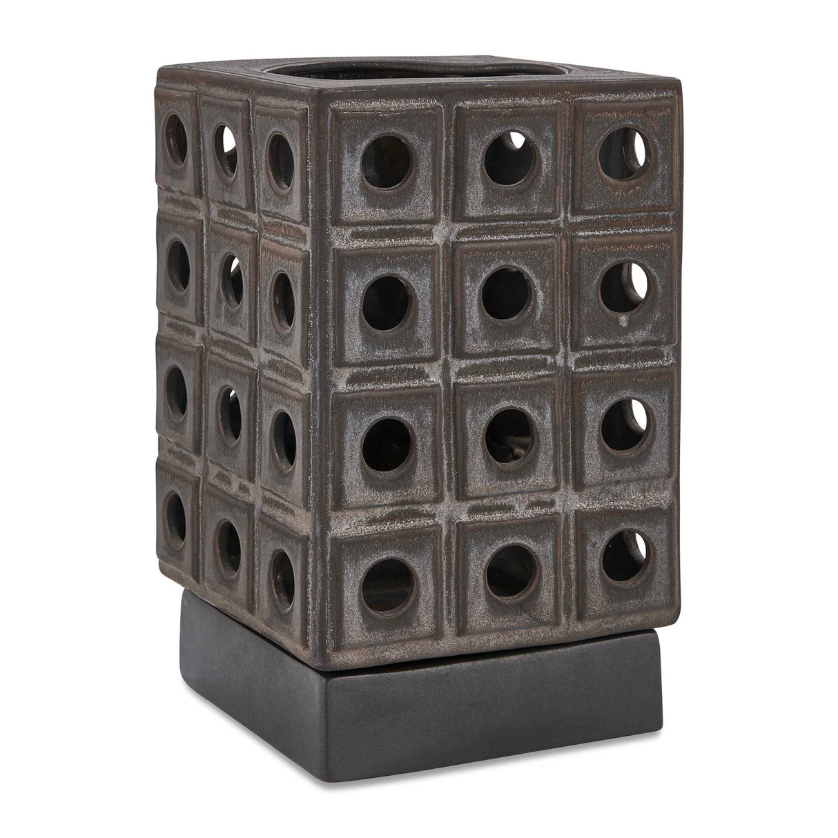 Modern European furniture - Earthenware Indoor/Outdoor Lantern Candleholder - www.oroa.com
