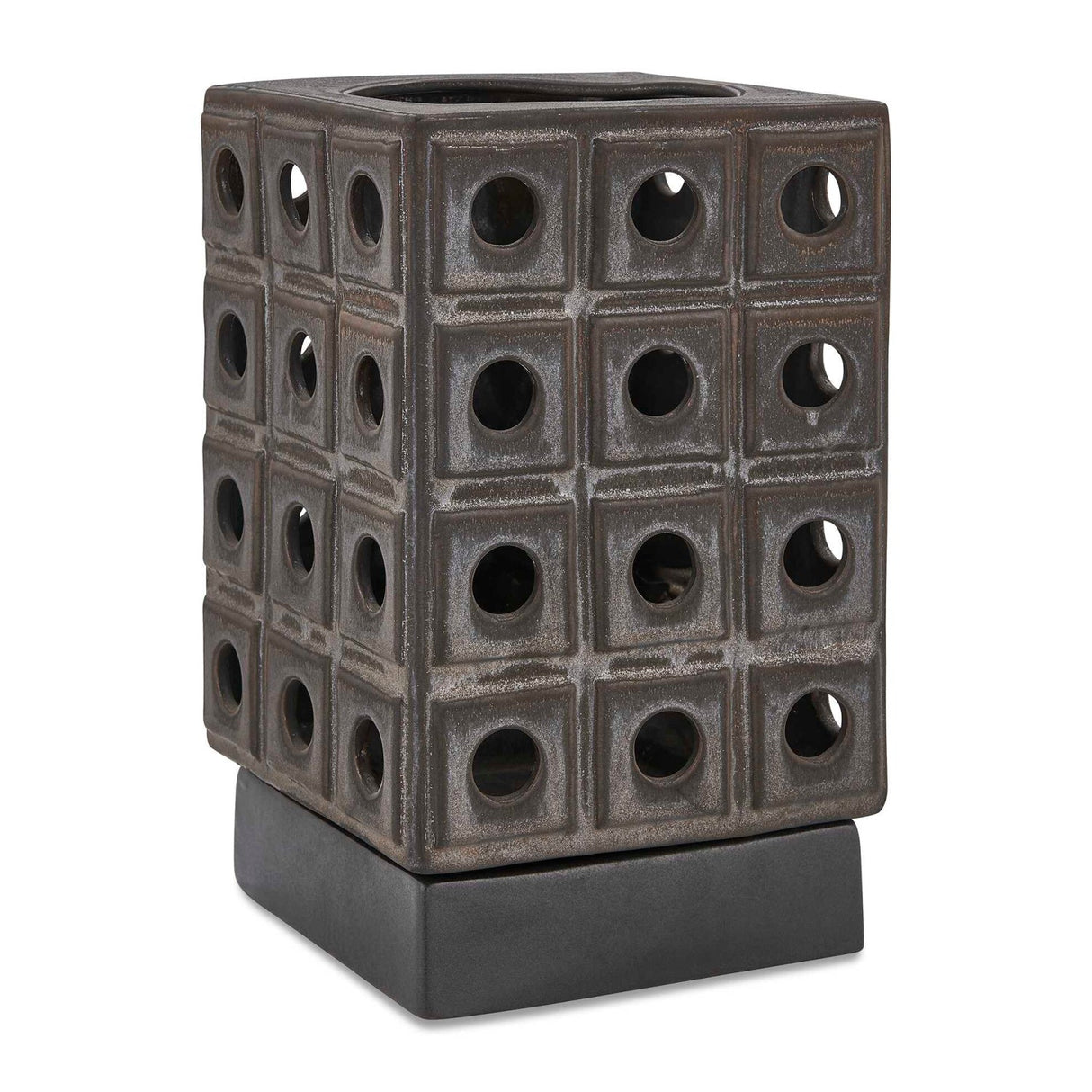 Modern European furniture - Earthenware Indoor/Outdoor Lantern Candleholder - www.oroa.com