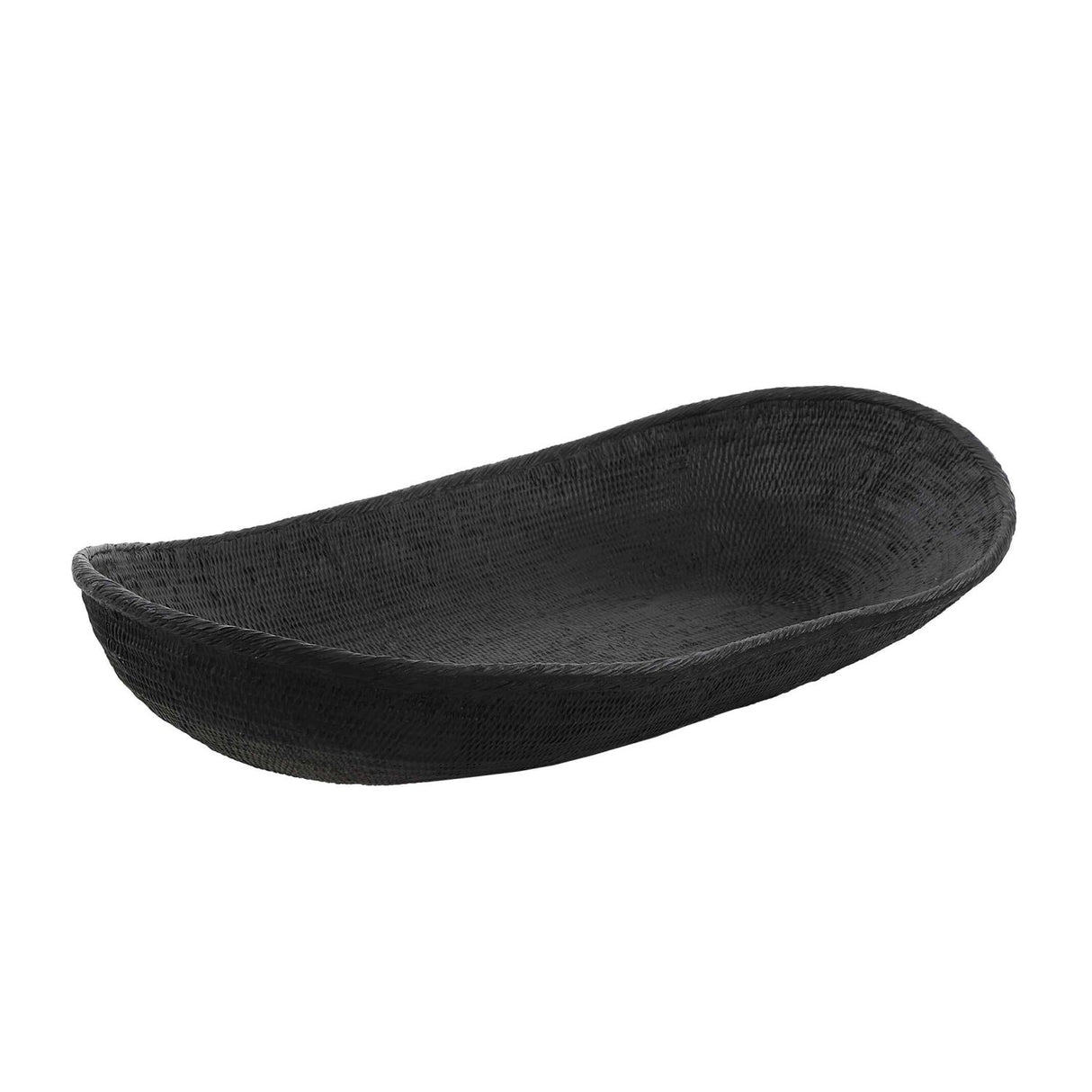 Modern European furniture - Black Oblong Indoor/Outdoor Bowl - www.oroa.com