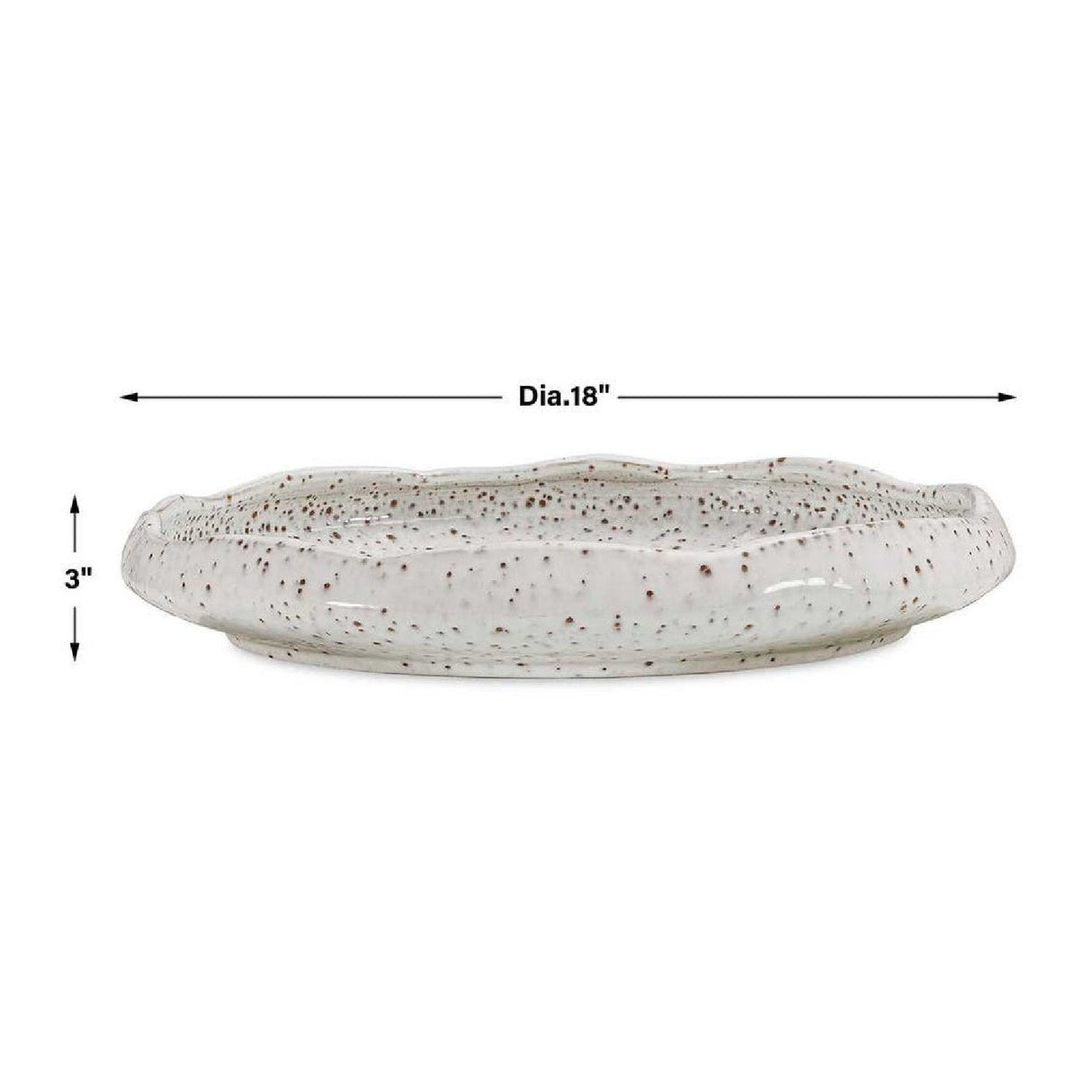 Modern European furniture - Pitted Earthenware Indoor/Outdoor Bowl - www.oroa.com