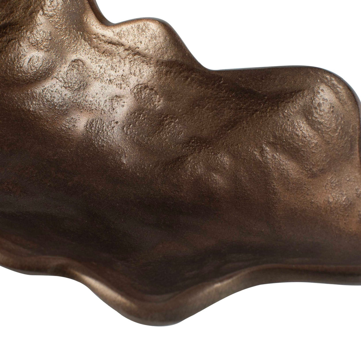 Modern European furniture - Leaf-Inspired Bronze Indoor/Outdoor Tray - www.oroa.com