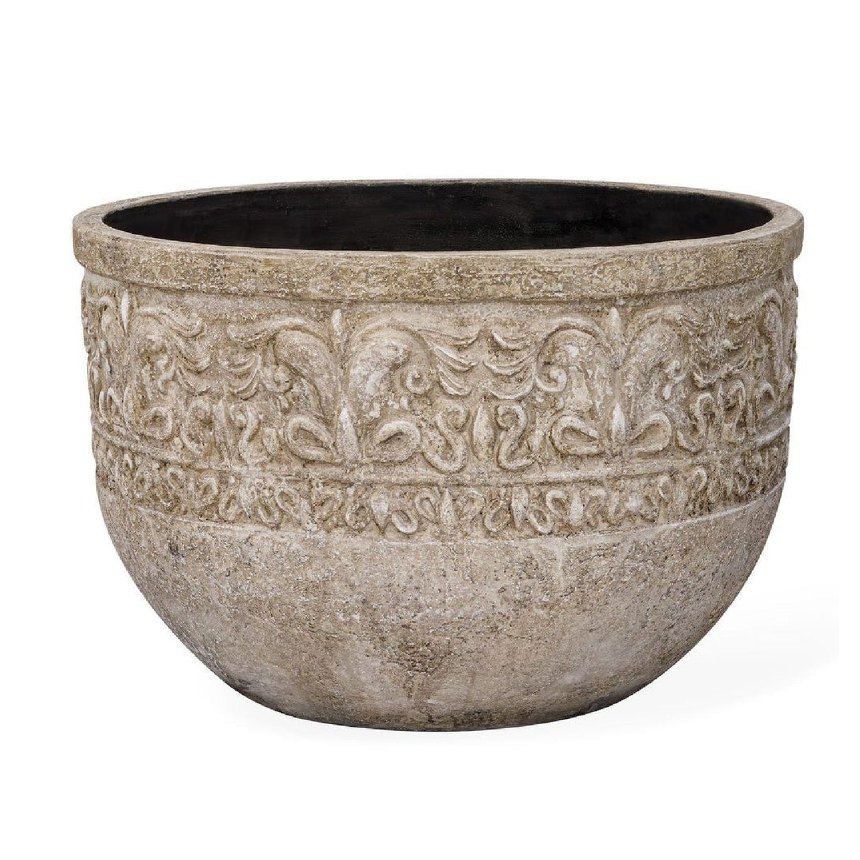 Embossed Stone-Like Indoor/Outdoor Planter | Uttermost Regalia - www.oroa.com