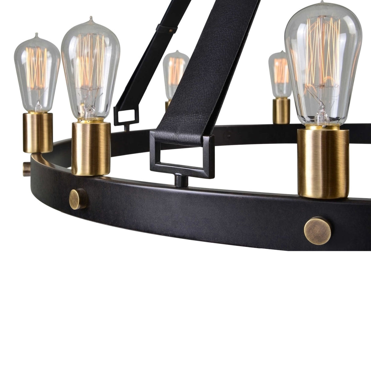 Modern European furniture - Round Bronze 12-Light Chandelier - www.oroa.com
