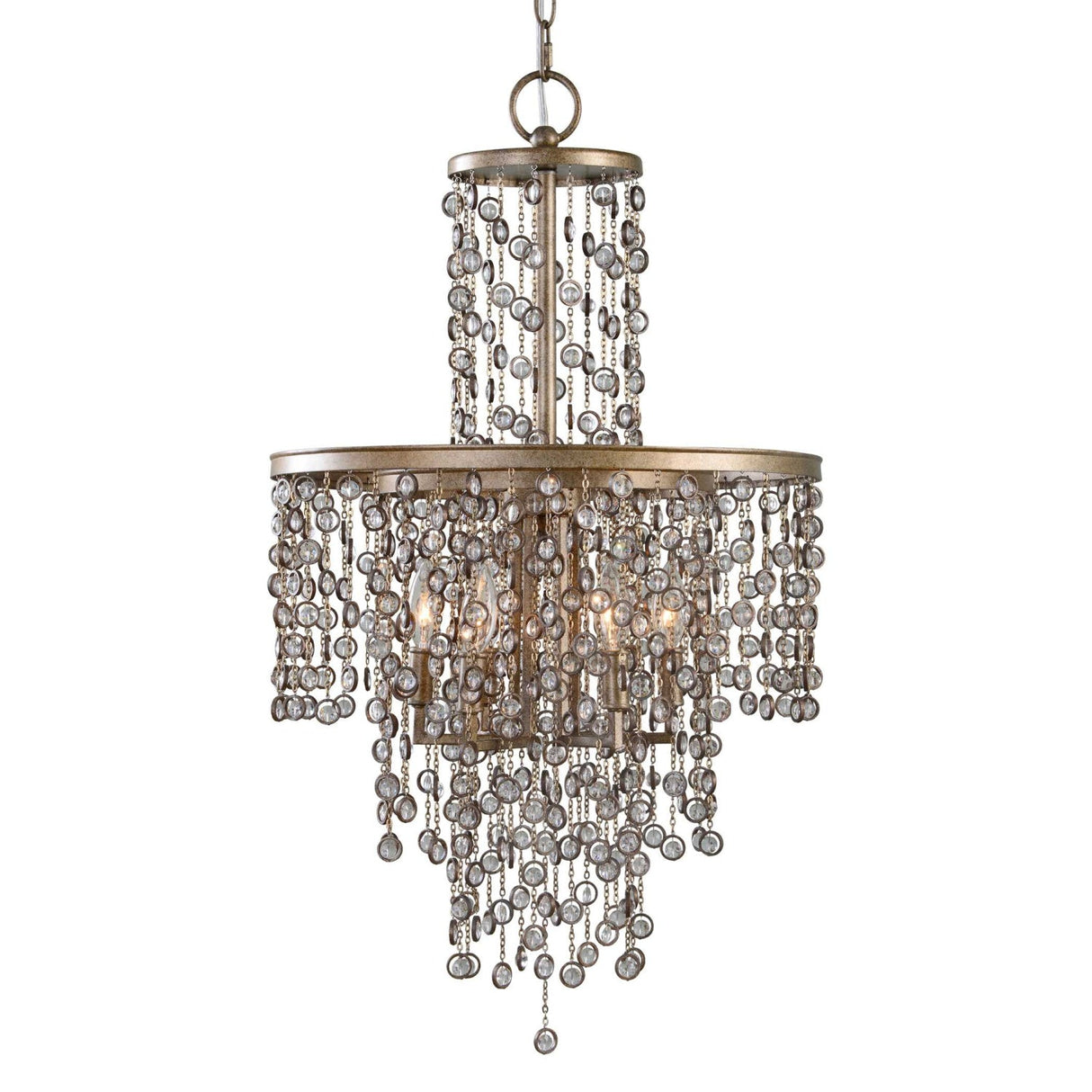 Modern European furniture - Crystal Cascade 6-Light Chandelier - www.oroa.com