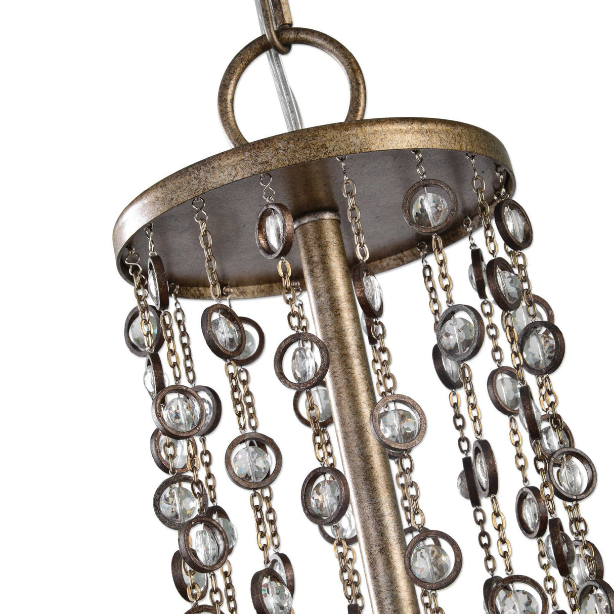 Modern European furniture - Crystal Cascade 6-Light Chandelier - www.oroa.com