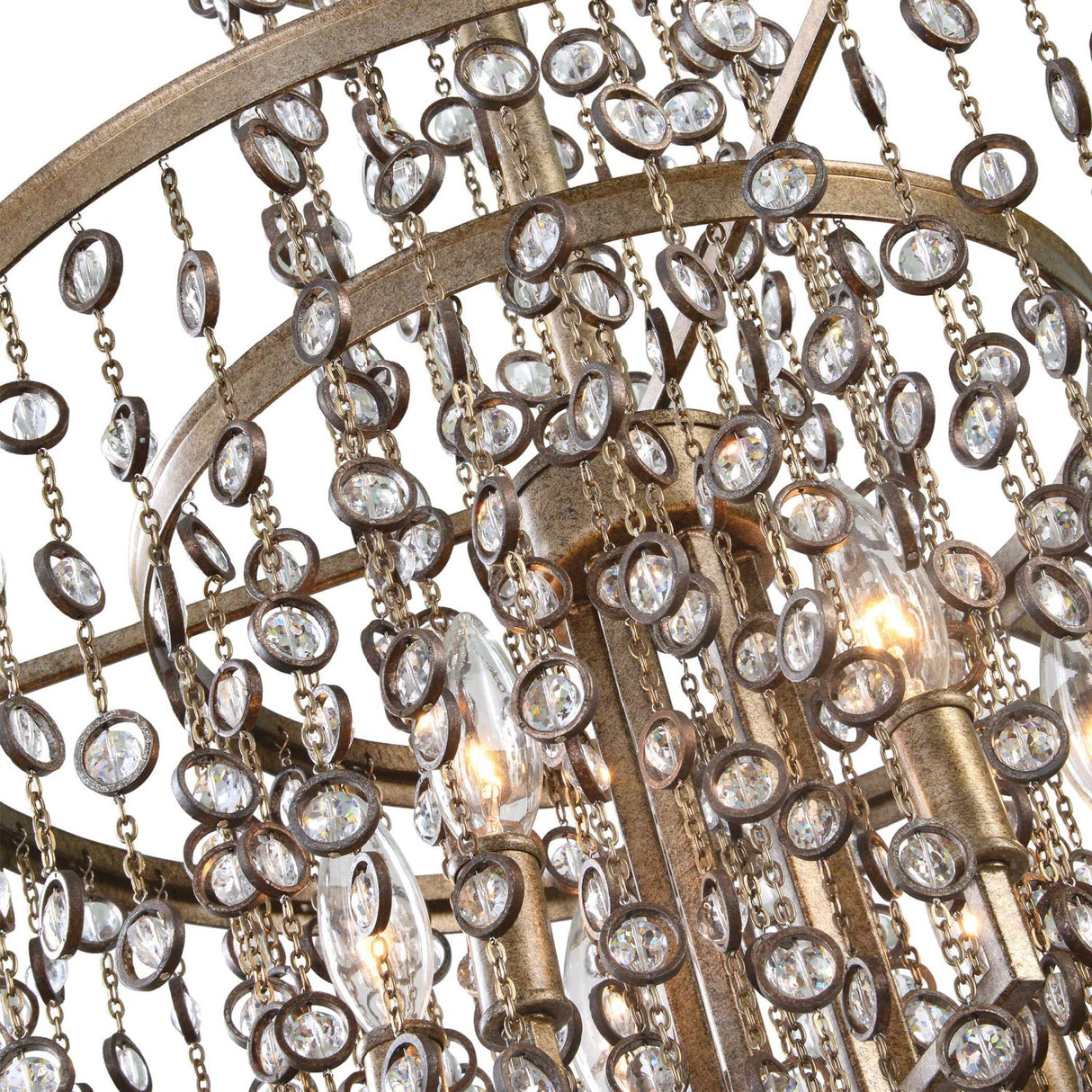 Modern European furniture - Crystal Cascade 6-Light Chandelier - www.oroa.com