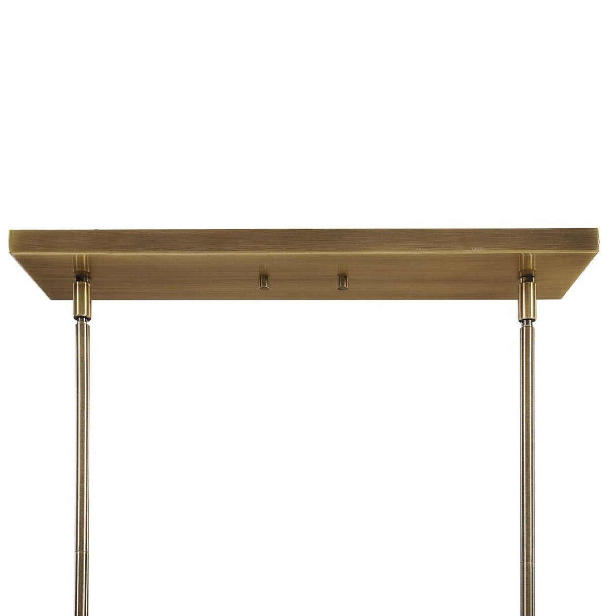 Frosted Glass 3-Light Linear Chandelier | Uttermost Brookdale - www.oroa.com