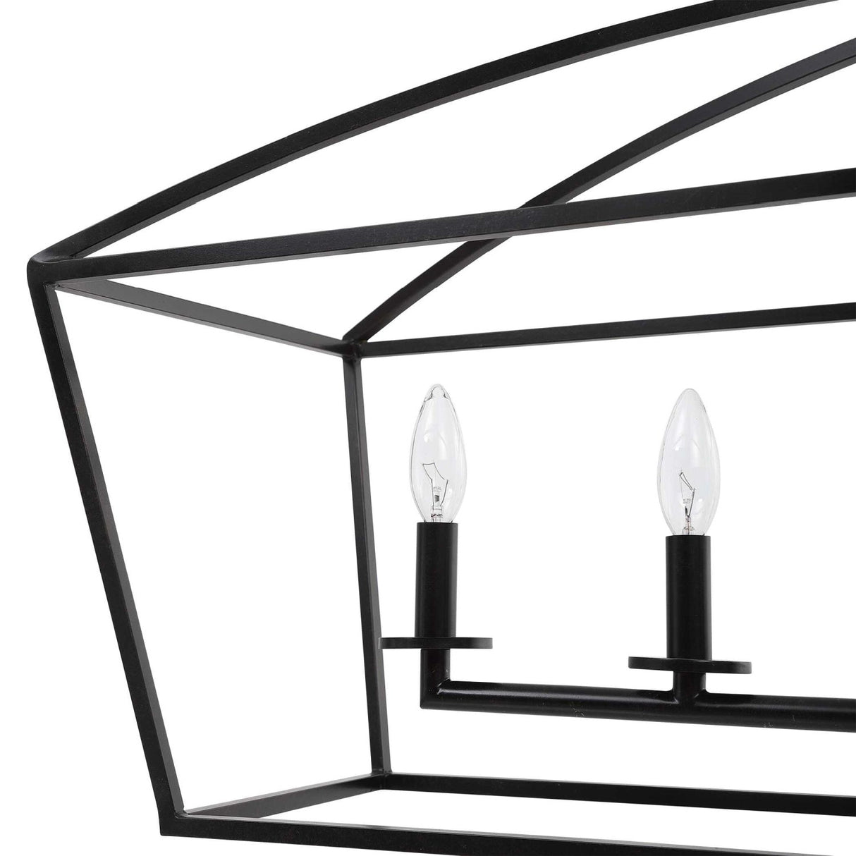 Modern European furniture - Bronze 6-Light Linear Chandelier - www.oroa.com
