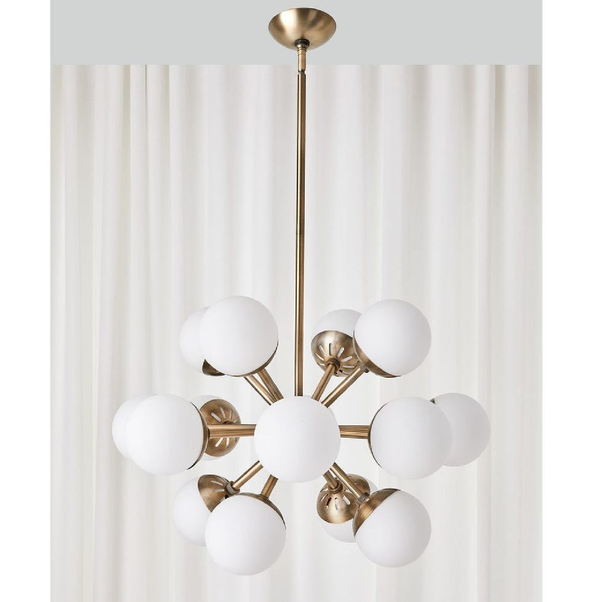 Opal Globes Sputnik Chandelier | Uttermost Droplet - www.oroa.com