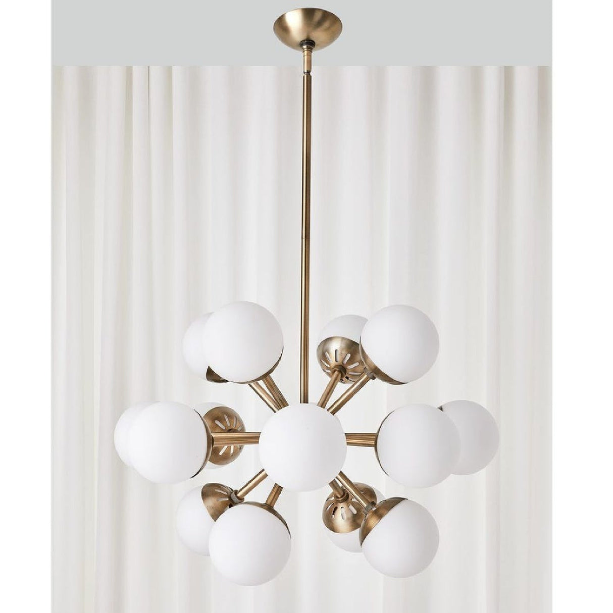 Opal Globes Sputnik Chandelier | Uttermost Droplet - www.oroa.com