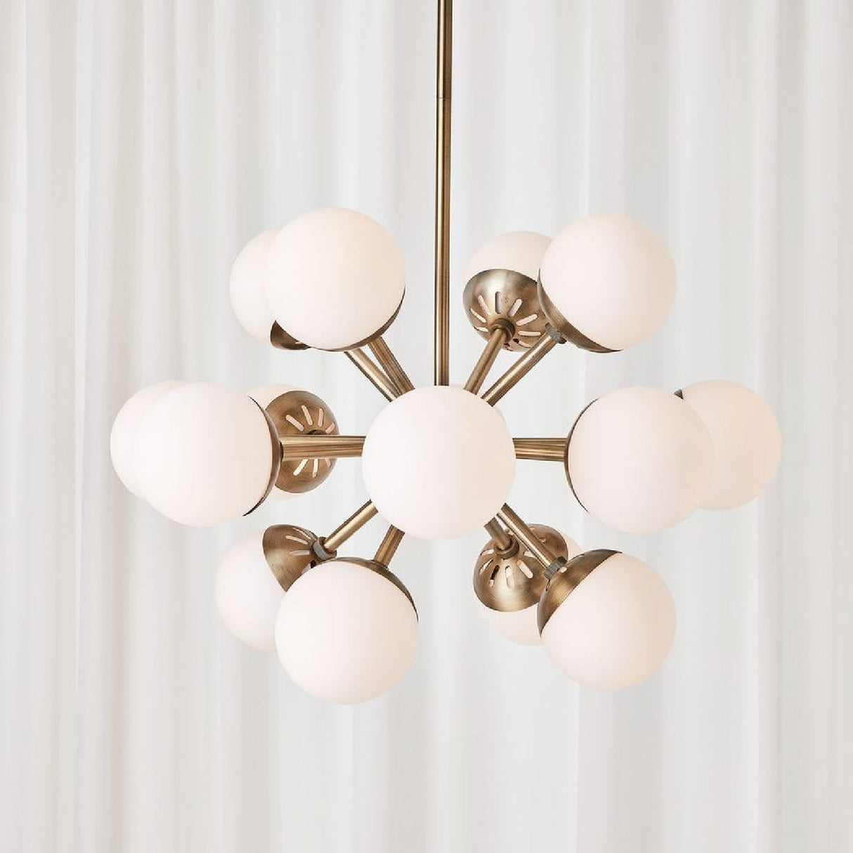 Opal Globes Sputnik Chandelier | Uttermost Droplet - www.oroa.com