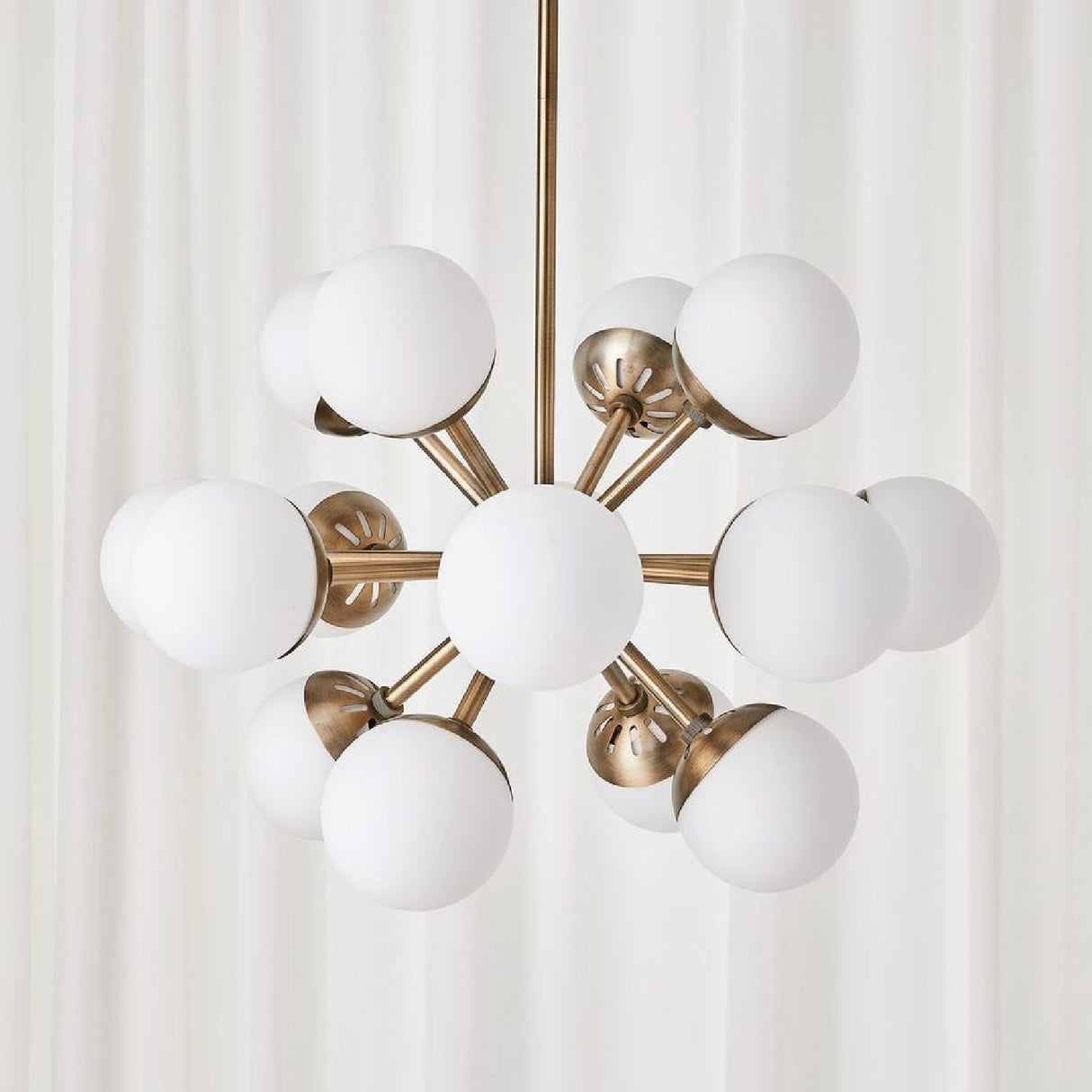 Opal Globes Sputnik Chandelier | Uttermost Droplet - www.oroa.com