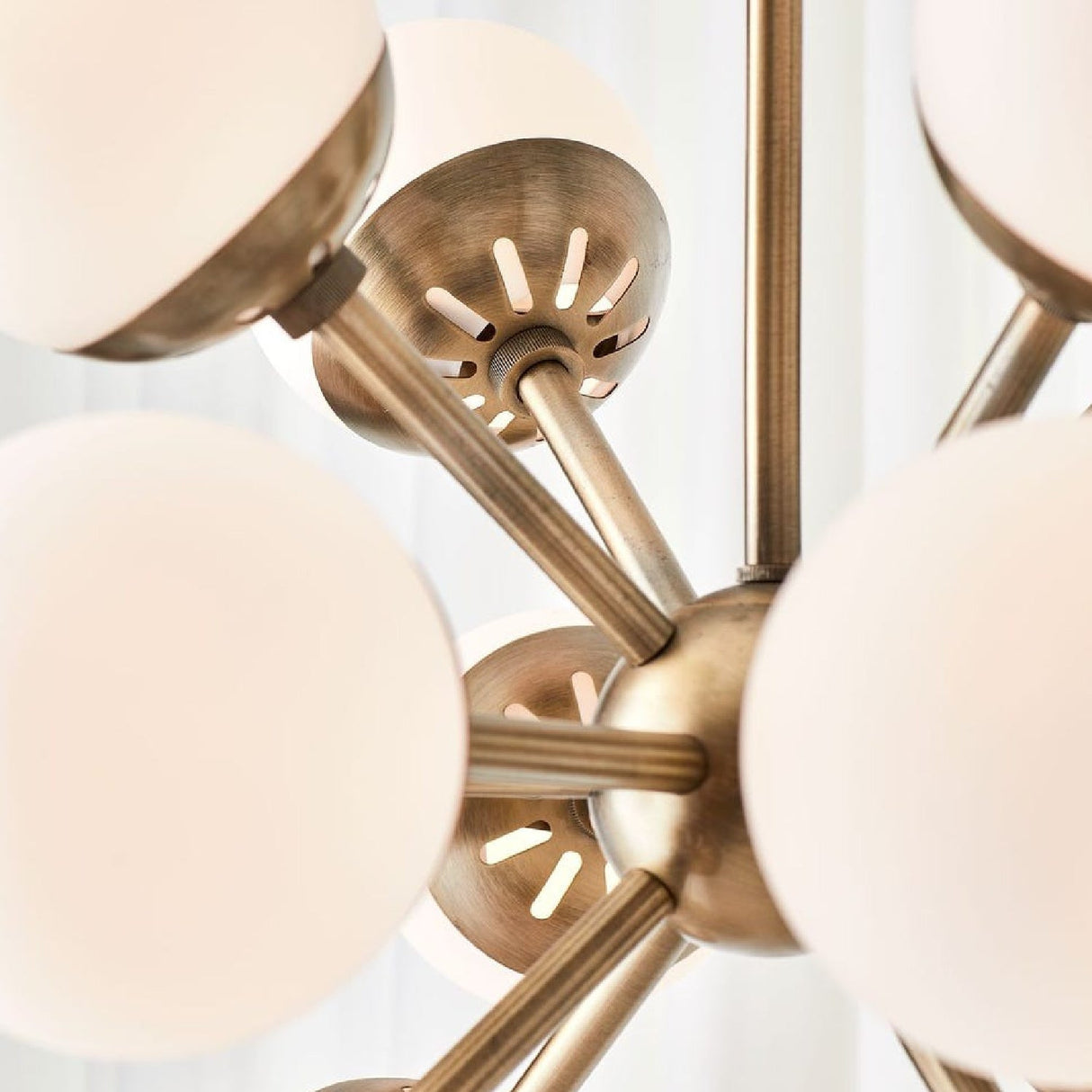 Opal Globes Sputnik Chandelier | Uttermost Droplet - www.oroa.com