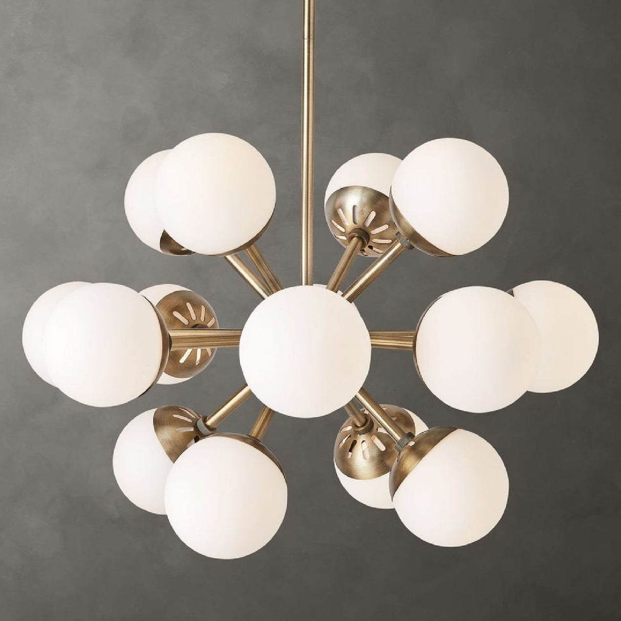 Opal Globes Sputnik Chandelier | Uttermost Droplet - www.oroa.com
