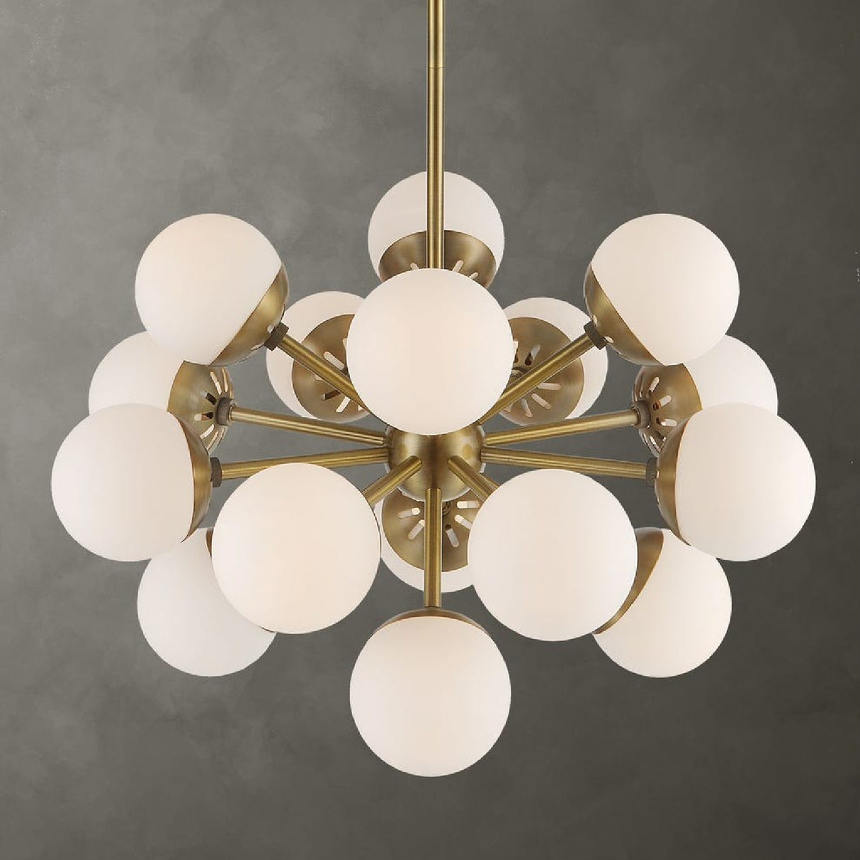 Opal Globes Sputnik Chandelier | Uttermost Droplet - www.oroa.com