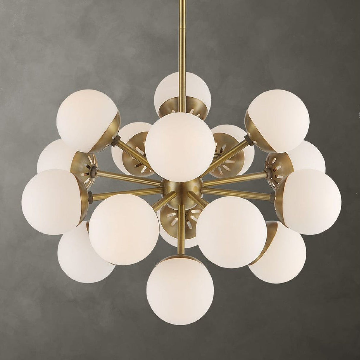 Opal Globes Sputnik Chandelier | Uttermost Droplet - www.oroa.com