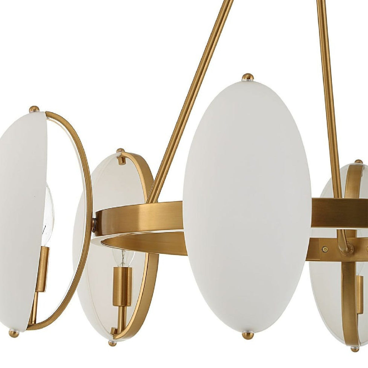Dome Oval Glass 6-Light Chandelier | Uttermost Oviform - www.oroa.com