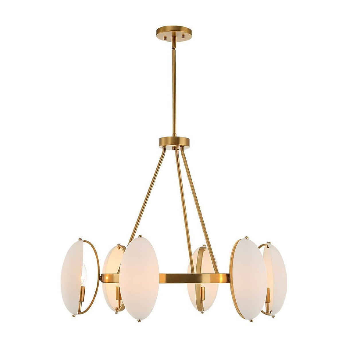 Dome Oval Glass 6-Light Chandelier | Uttermost Oviform - www.oroa.com