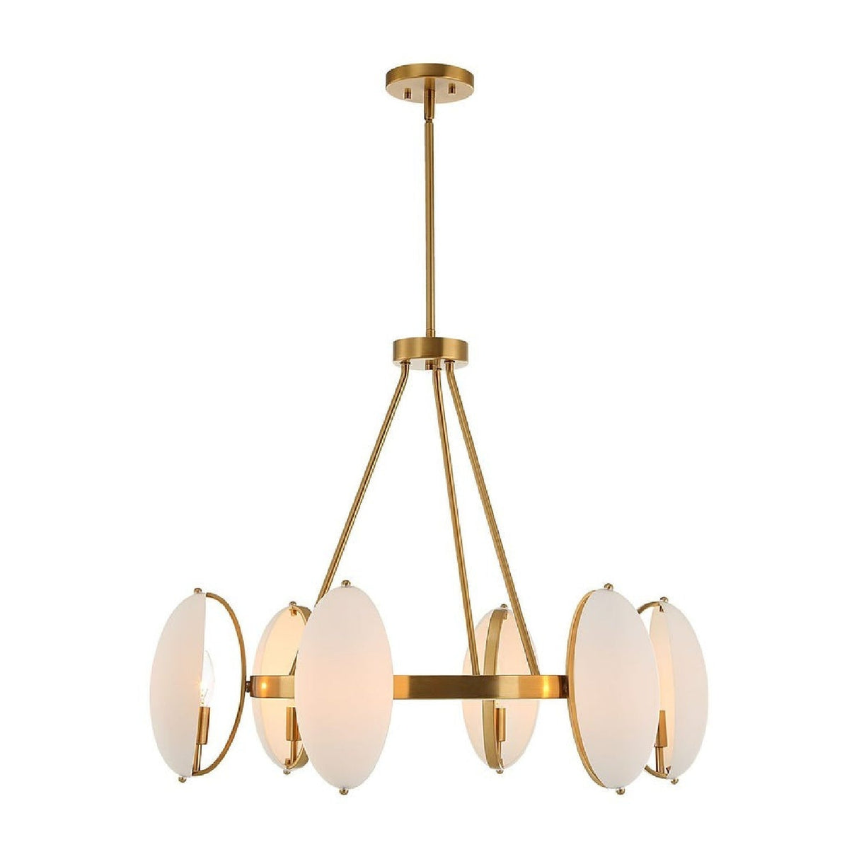 Dome Oval Glass 6-Light Chandelier | Uttermost Oviform - www.oroa.com