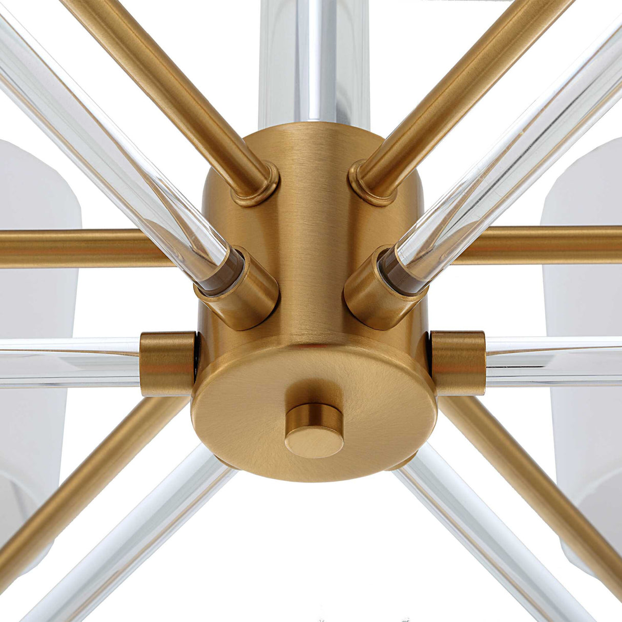 White Silken 6-Light Chandelier | Uttermost Welkin