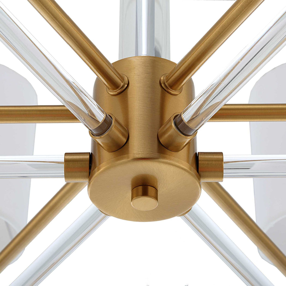 Modern European furniture - White Silken 6-Light Chandelier - www.oroa.com
