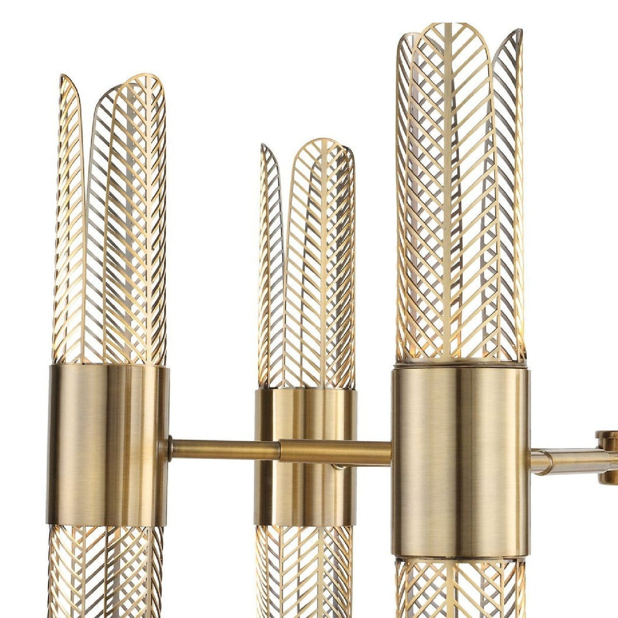 Cutout Brass 12-Light Chandelier | Uttermost Cret - www.oroa.com