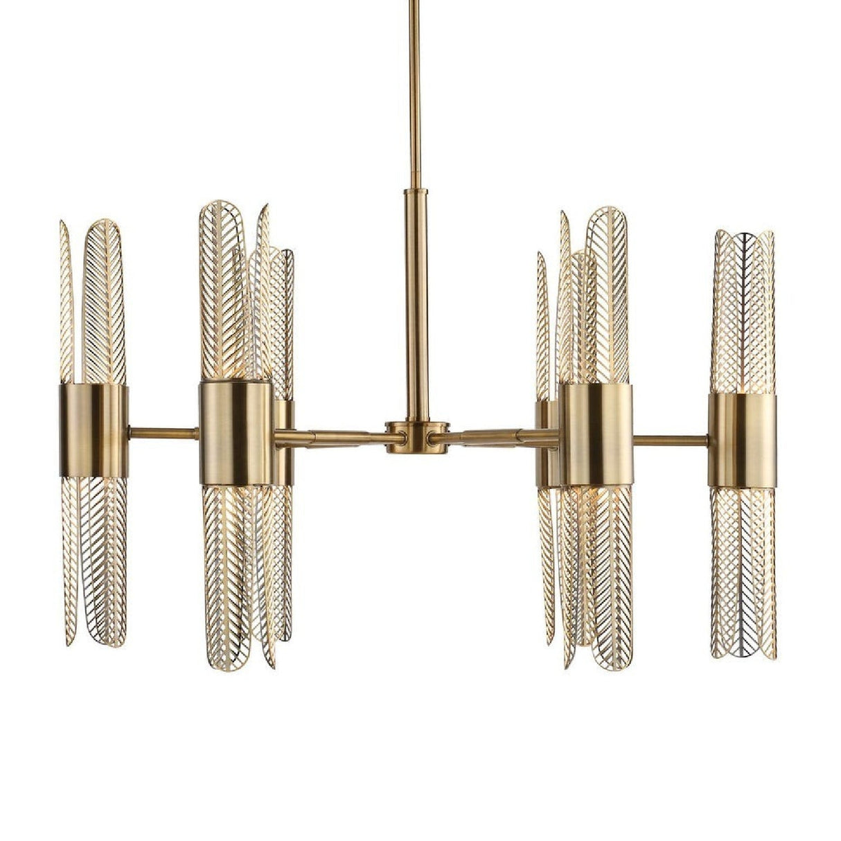 Cutout Brass 12-Light Chandelier | Uttermost Cret - www.oroa.com