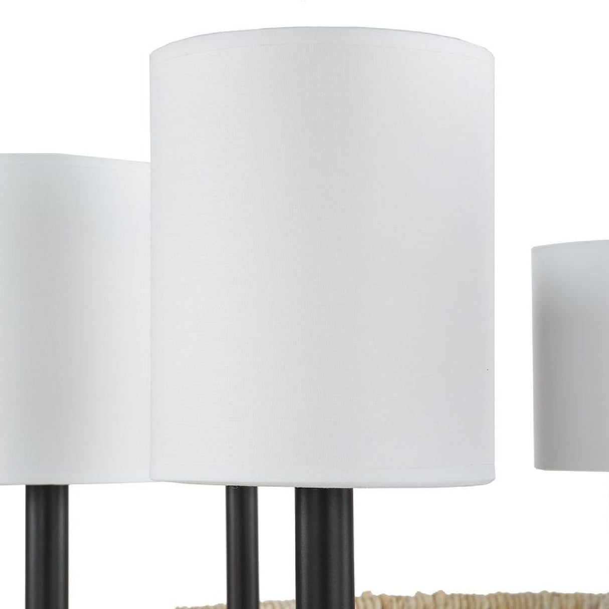 Modern European furniture - Woven Rattan Ring 8-Light Chandelier - www.oroa.com