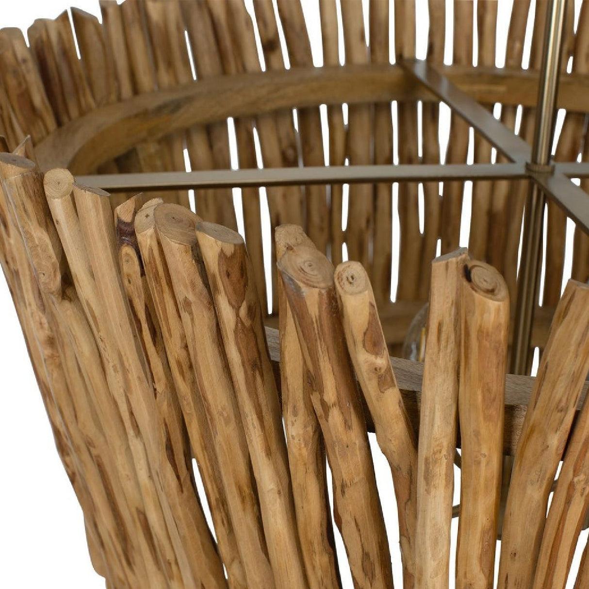 Wooden Branches 4-Light Chandelier | Uttermost Rhea - www.oroa.com