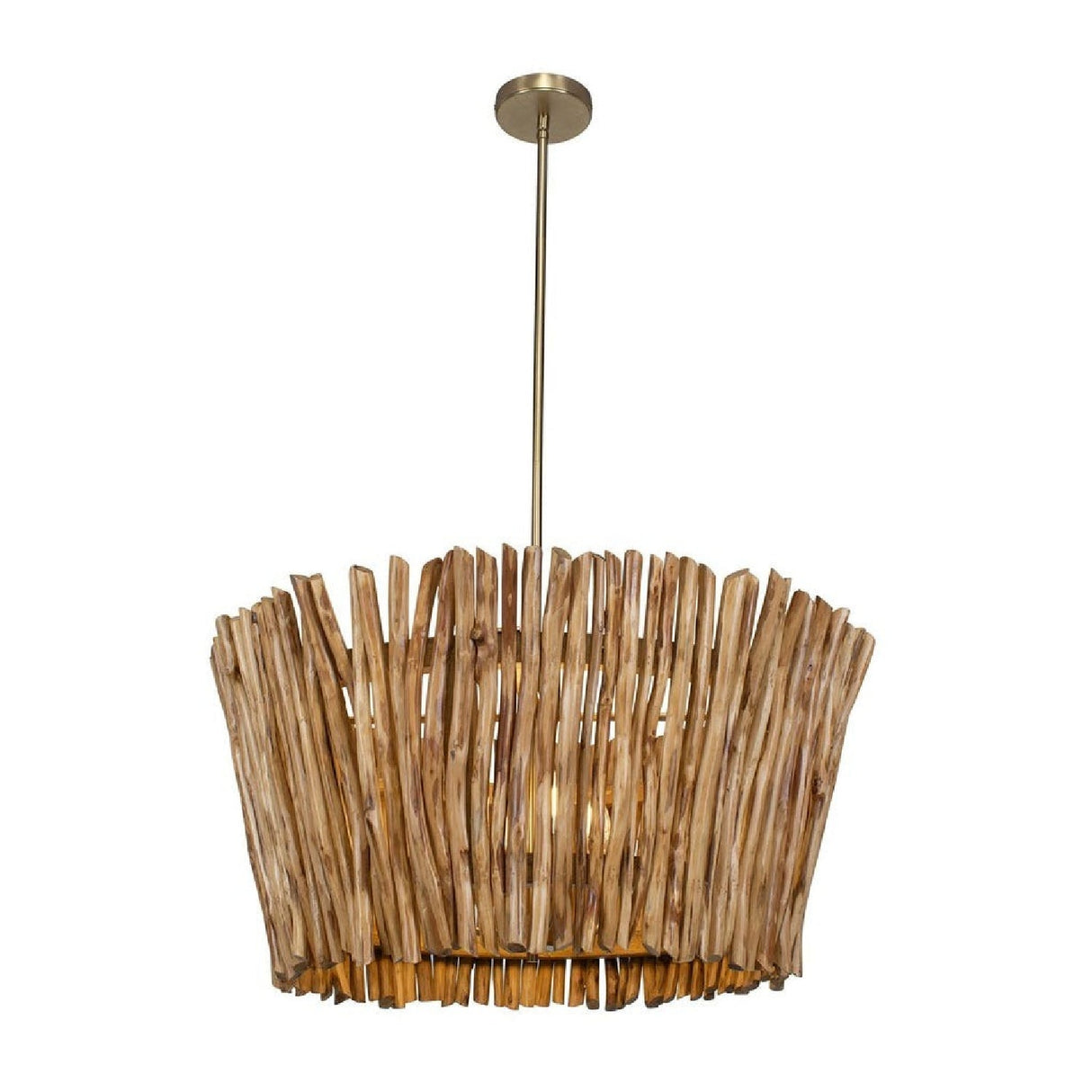 Wooden Branches 4-Light Chandelier | Uttermost Rhea - www.oroa.com