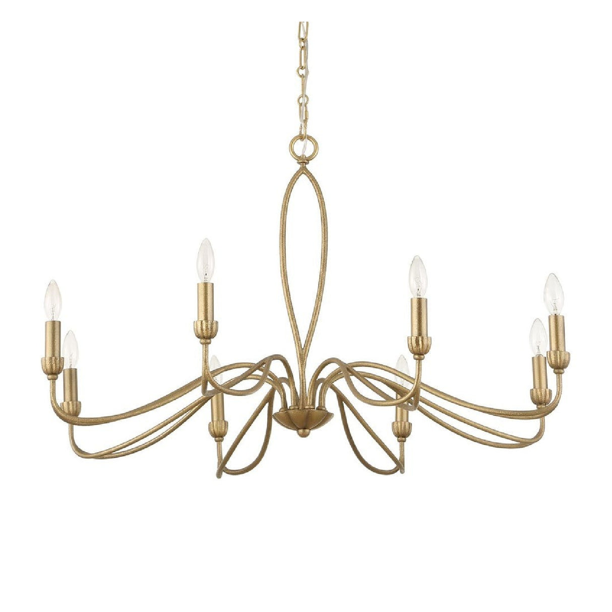 Gold Marquise Inspired 8-Light Chandelier | Uttermost Corella - www.oroa.com