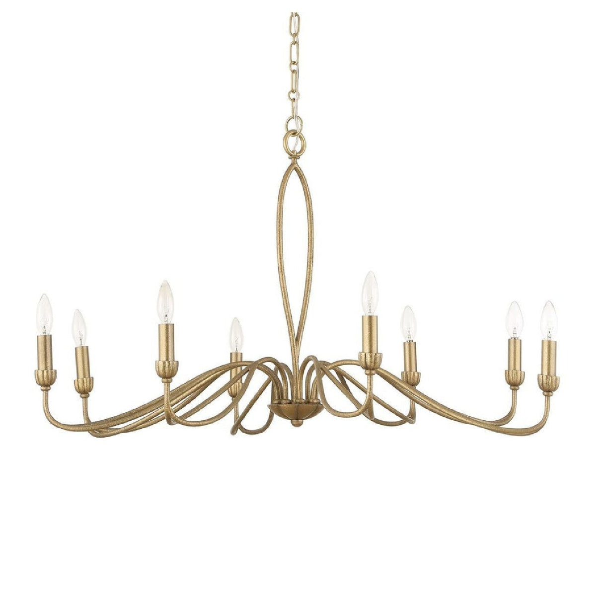Gold Marquise Inspired 8-Light Chandelier | Uttermost Corella - www.oroa.com